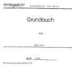 Grundbuchauszug